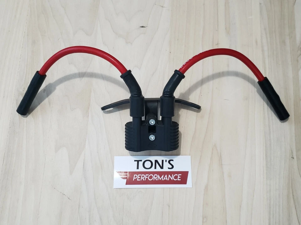 Reubicación de bobina Ton's Harley Sportster XL con cables de bujía roja de 10 mm 07+ Foto 2 de 2