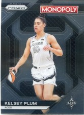 2024 Panini Monopoly Prizm WNBA KELSEY PLUM #WNBA2 BASE CARD ACES