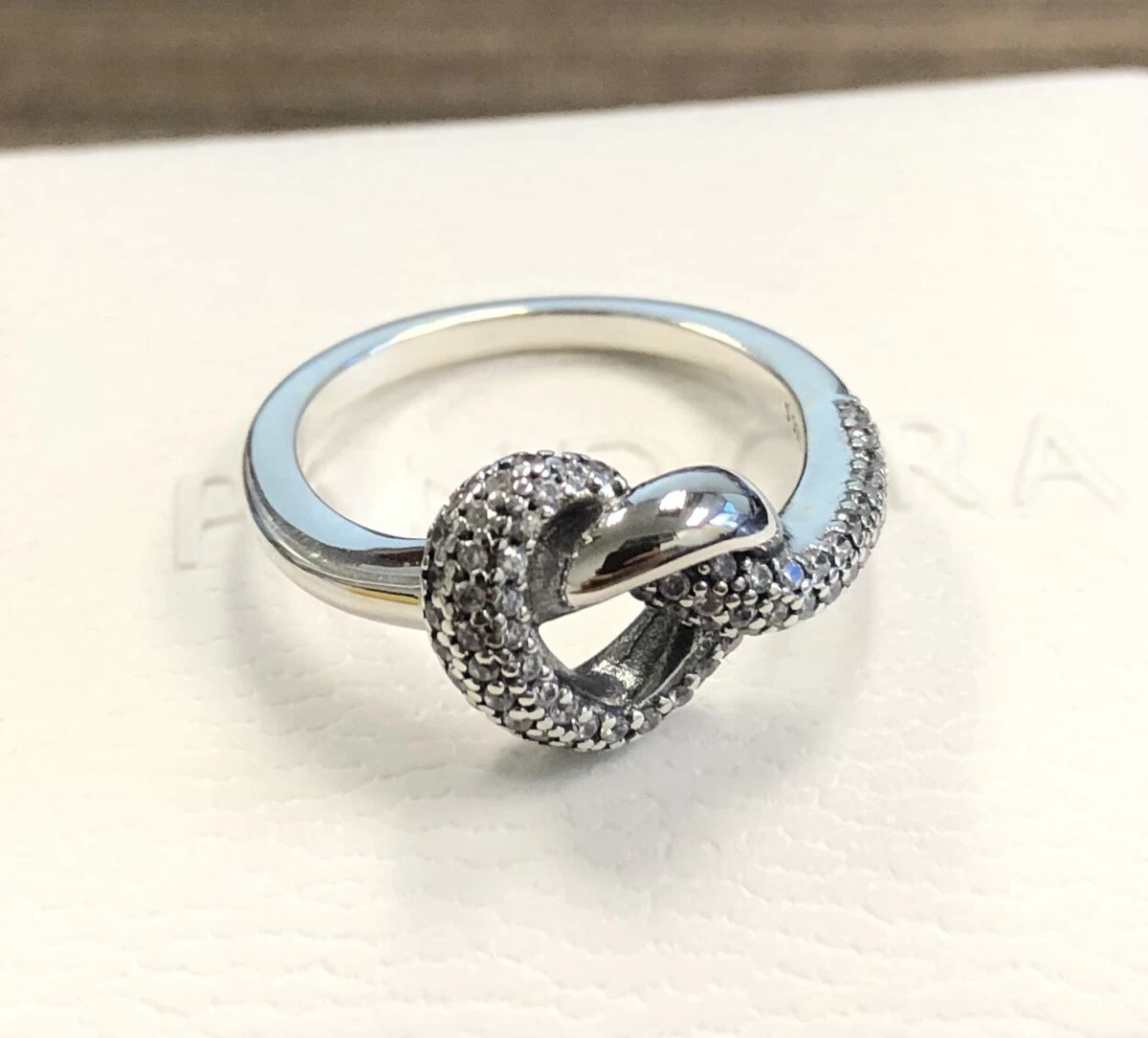Knotted heart hotsell ring pandora
