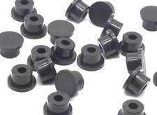 1/2” Rubber Hole Plugs Push In Foot Bumper  Compression Stem  Various Pack Sizes
