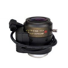 2.8-12mm  2 MP 1/2.7 " CS-Mount auto iris manual zoom surveillance camera lens