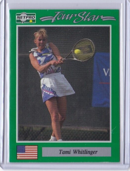 1991 NetPro Tour Stars Tami Whitlinger #77 Rookie RC TENNIS IDBB