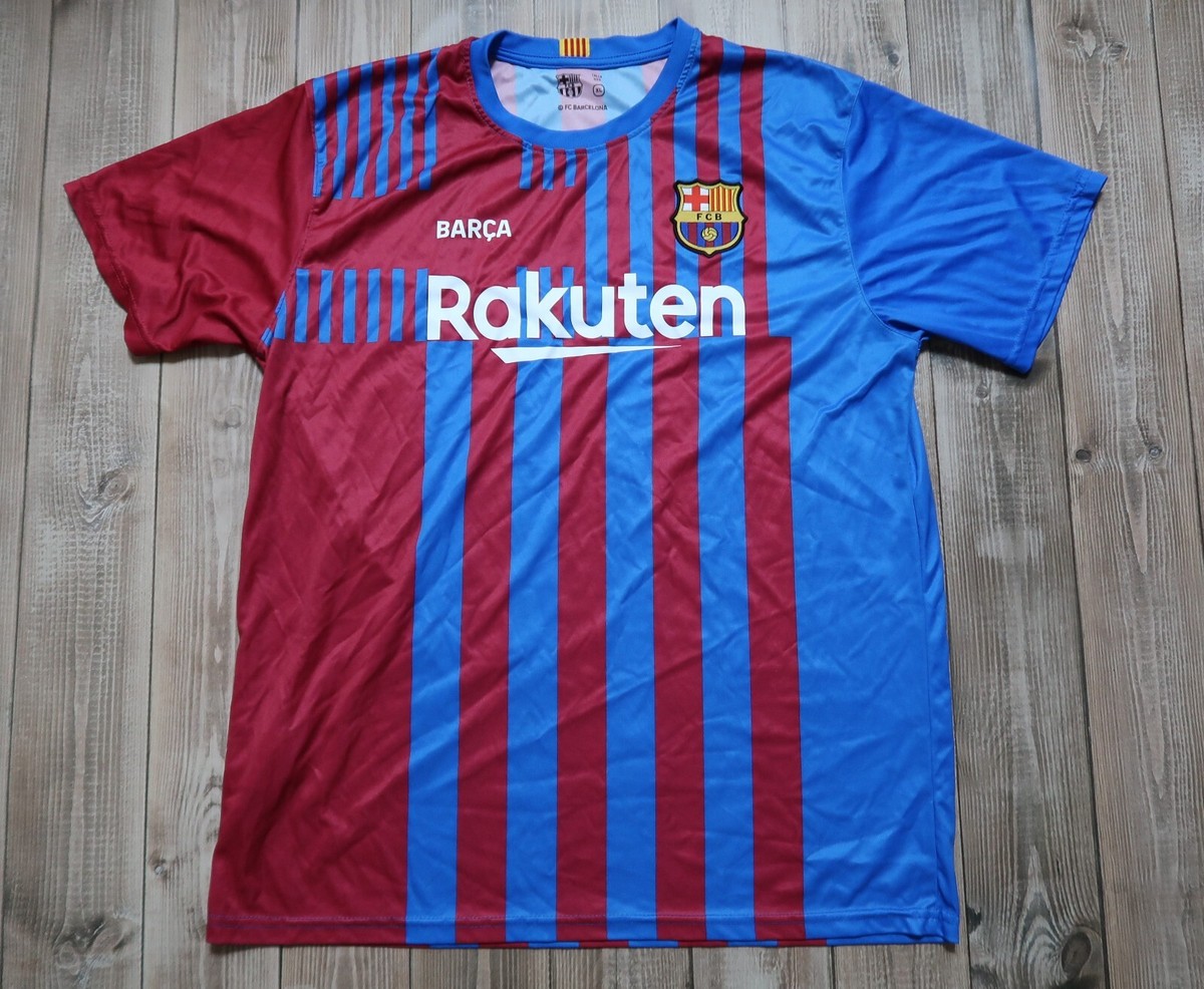 ✅Football Shirt Barcelona Home Soccer Jersey Barca 2021 2022, Men`s Size M