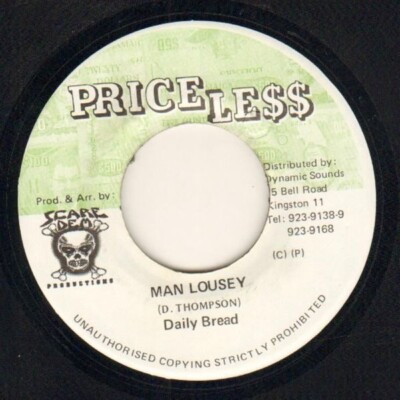 Daily Bread Man Lousey Vinyl Single 7inch Price Less