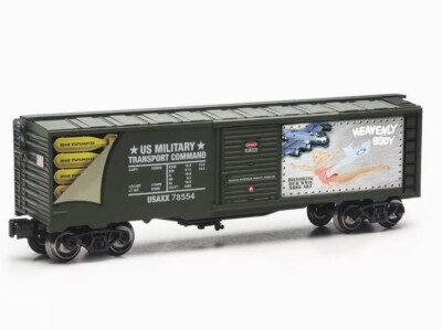 #ad Retired O Gauge quot;Heavenly Bodyquot; Commemorative Military Boxcar Authorized Dealer $59.95