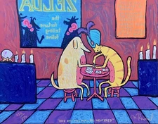 Matt Rinard ONE DAY YOU WILL BE NEUTERED Hand Signed Ltd Edition Art Lithograph