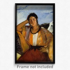 Édouard Manet - Poster artistico stampa zingaro con sigaretta 11x17