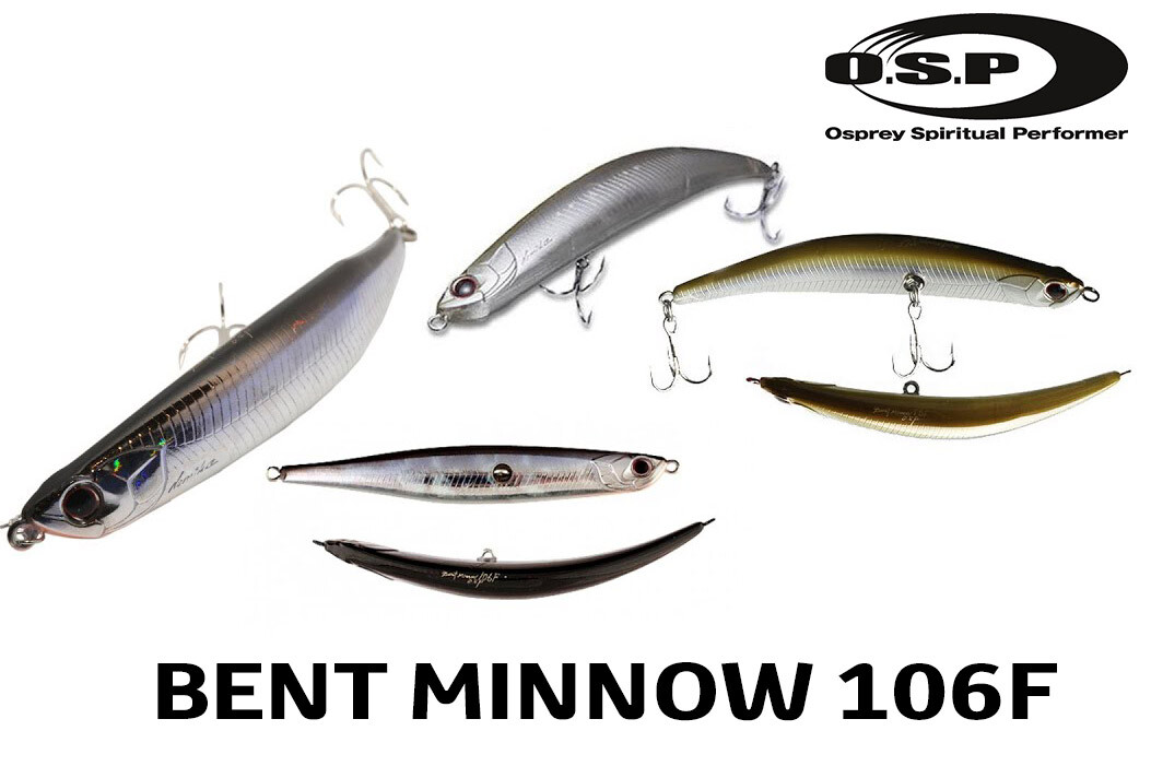 NEW OSP Bent Minnow 106F 10g Topwater Lure H43 Pink Lady Color
