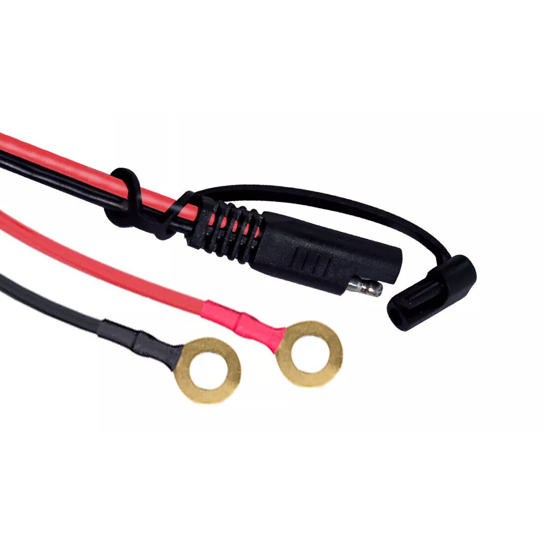 CARVIYA - Cavo caricabatteria da auto Sae 1 metro 16 AWG 12 V 24 V 15 A