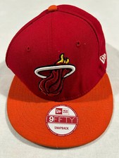 Miami Heat New Era  Snap back Cap NBA Basketball HWC 9 Fifty