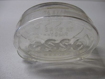 VINTAGE GAS STATION PLASTIC SAVE AT YOUR ESSO DEALER BANK
