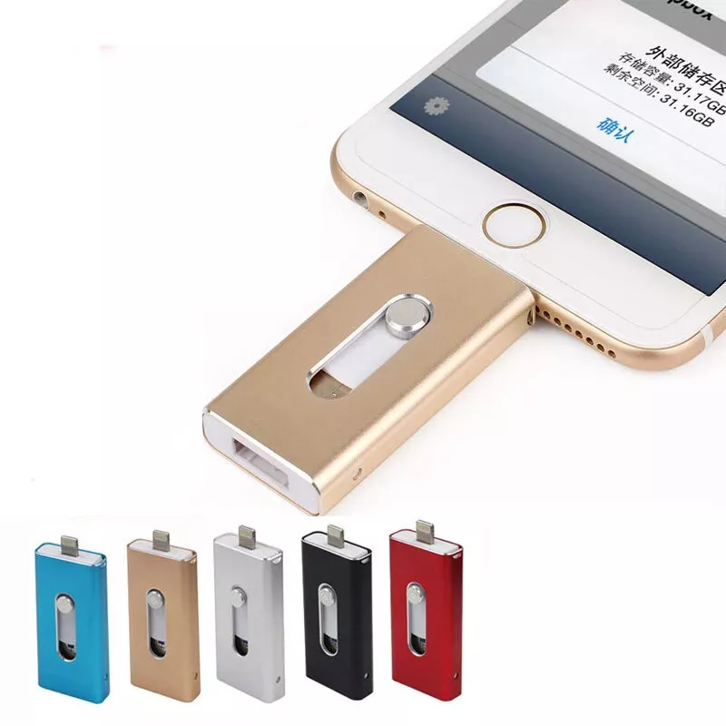 Pendrive 128 Gb Foto Backup Para iPhone 14 13 12 11 Xr Xs