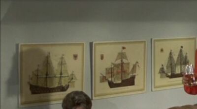 3 prächtige Siebdrucke Columbos Santa Maria  Mayflower Sovereign Hans A Muth