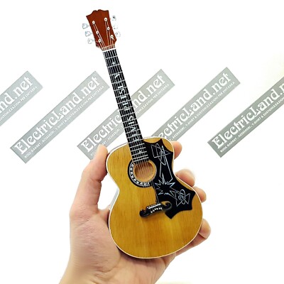 Mini Guitar scale 1:4 ELVIS PRESLEY las vegas ej200 miniature gadget collectible