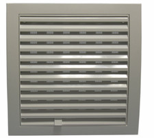 NEW GRIGLIA DI AERAZIONE UNIVERS APRI CHIUDI ABS BIANCO FLUSSO REGOLABILE 19X19