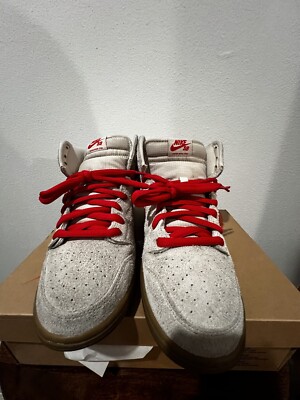 Size 10.5 - Nike Dunk Pro SB High Birch Hyper Red for sale  display picture 3