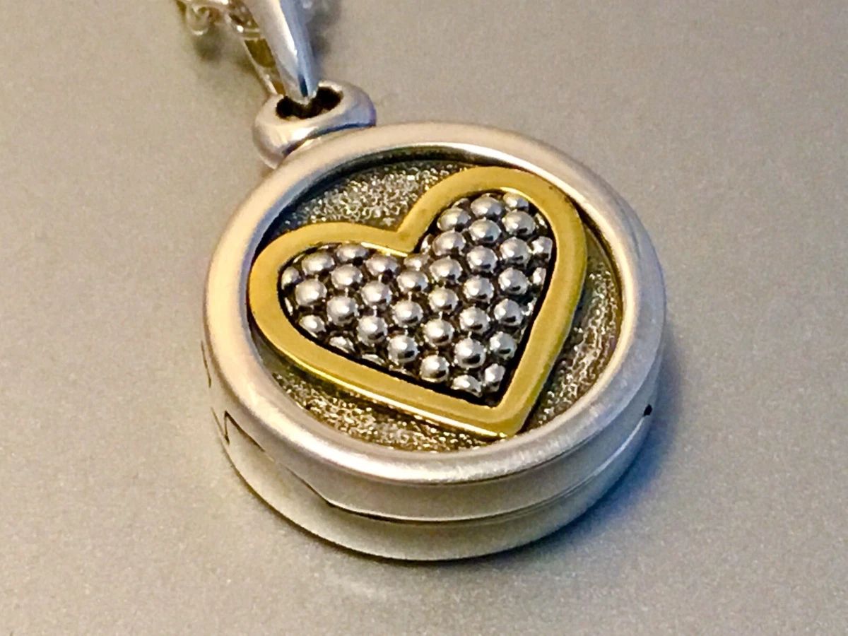 18k gold heart locket necklace deals