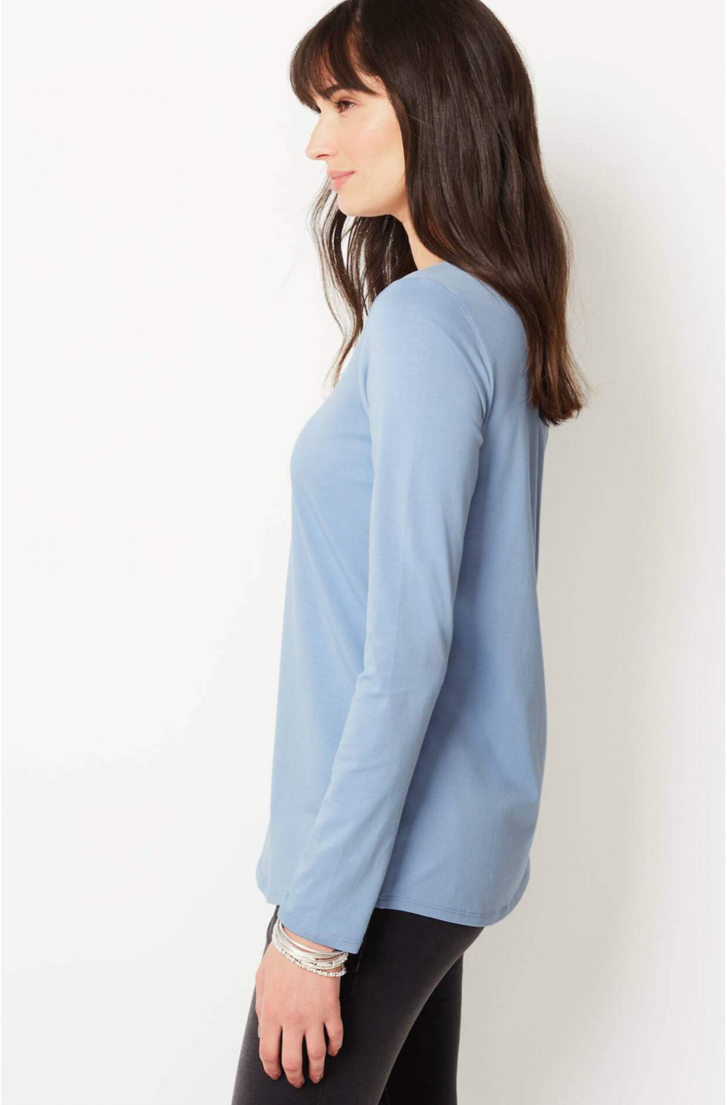 J. Jill L NEW Very Pretty Pure Jill StretchCotton Shirttail Tee