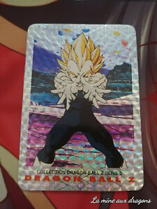 Carte prism Dragon Ball Z Serie Part 2 n 67 card DBZ Panini silver argent Vegeta