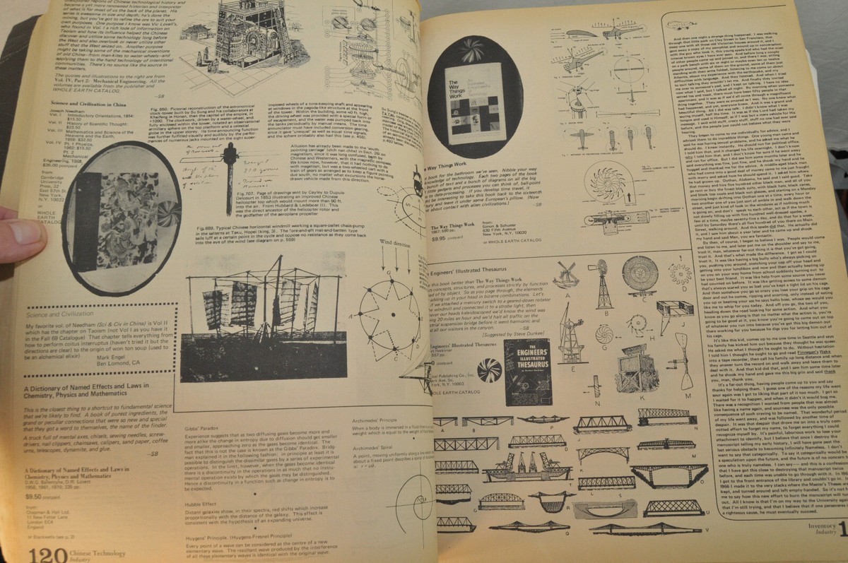 Vintage 1971 The Last Whole Earth Catalog Access To Tools
