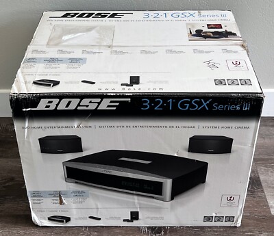 BOSE 321 GSX DVD Home theater system 美品 3·2·1® GSX DVD home entertainment system - Bose Product Support