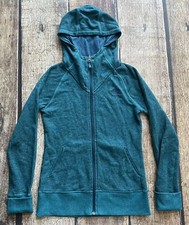 THE NORTH FACE FULL ZIP HOODIE GREEN WOMENS SIZE XS X-SMALL EXCELLENT