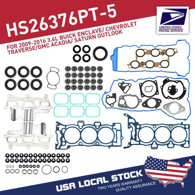 Head Gasket Set Fit For 09-16 Buick Enclave Chevrolet Tranverse GMC Arcadia 3.6L