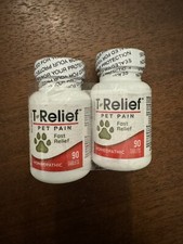 MediNatura T-Relief Pet Pain Relief Plant-Based Pain Relievers, 90Tabs 08/2029