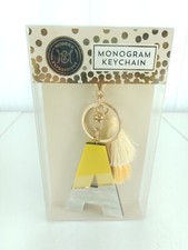 Modern Expression Monogram Keychain Letter A Fringe Tassels New in Package