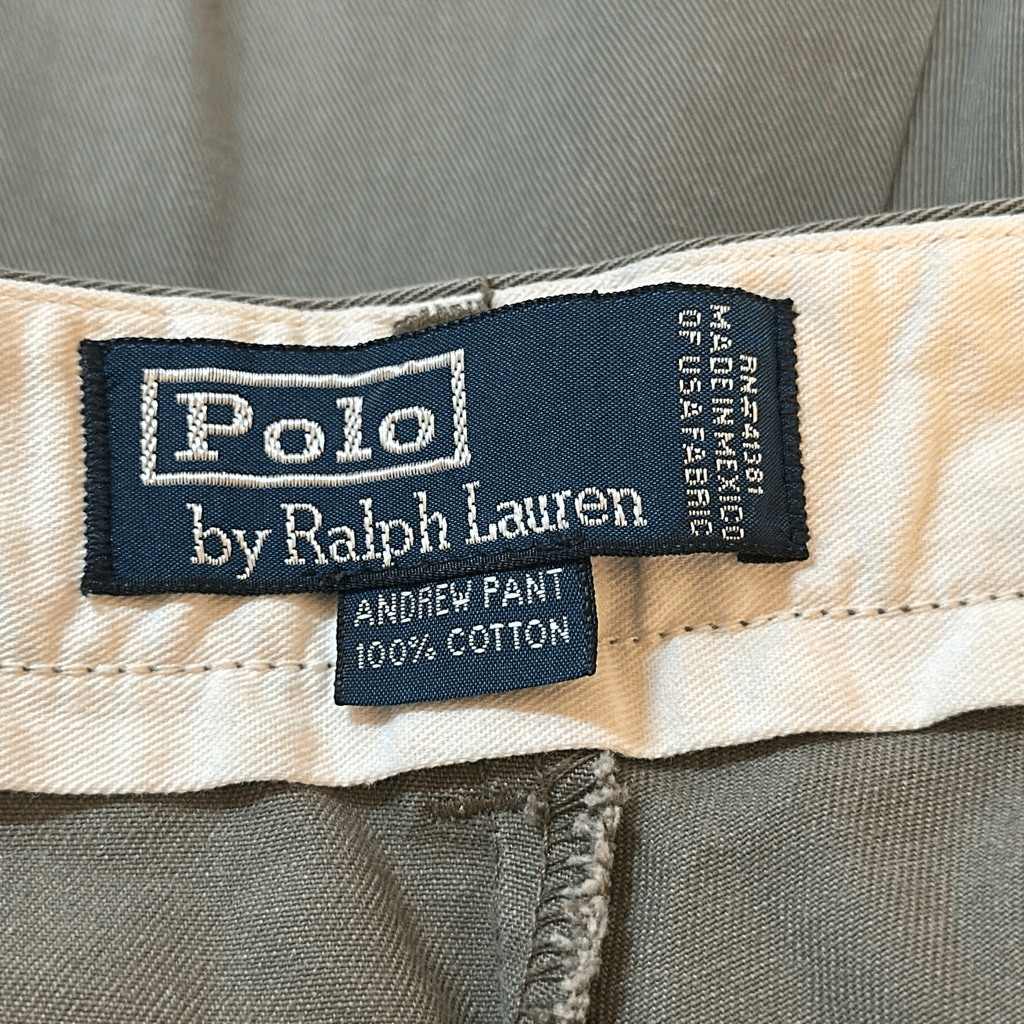 90s Ralph Lauren ANDREW PANTS 36×29 Vintage 90s Polo Ralph Lauren Pants Mens 36x30 Black Andrew
