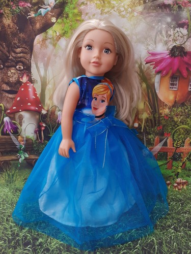 18" Doll Clothes Fits American Girl/Our Generation Dolls - Princess Prom Dress - Picture 4 of 5