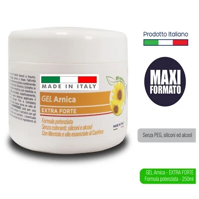 Crema GEL ARNICA Extra Forte Pura per Cavalli USO UMANO Naturale Azione Intensa