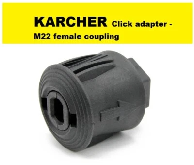 KIAM PRODUCTS Karcher K Series sgancio rapido clic adattatore donna accoppiamento a vite donna M22