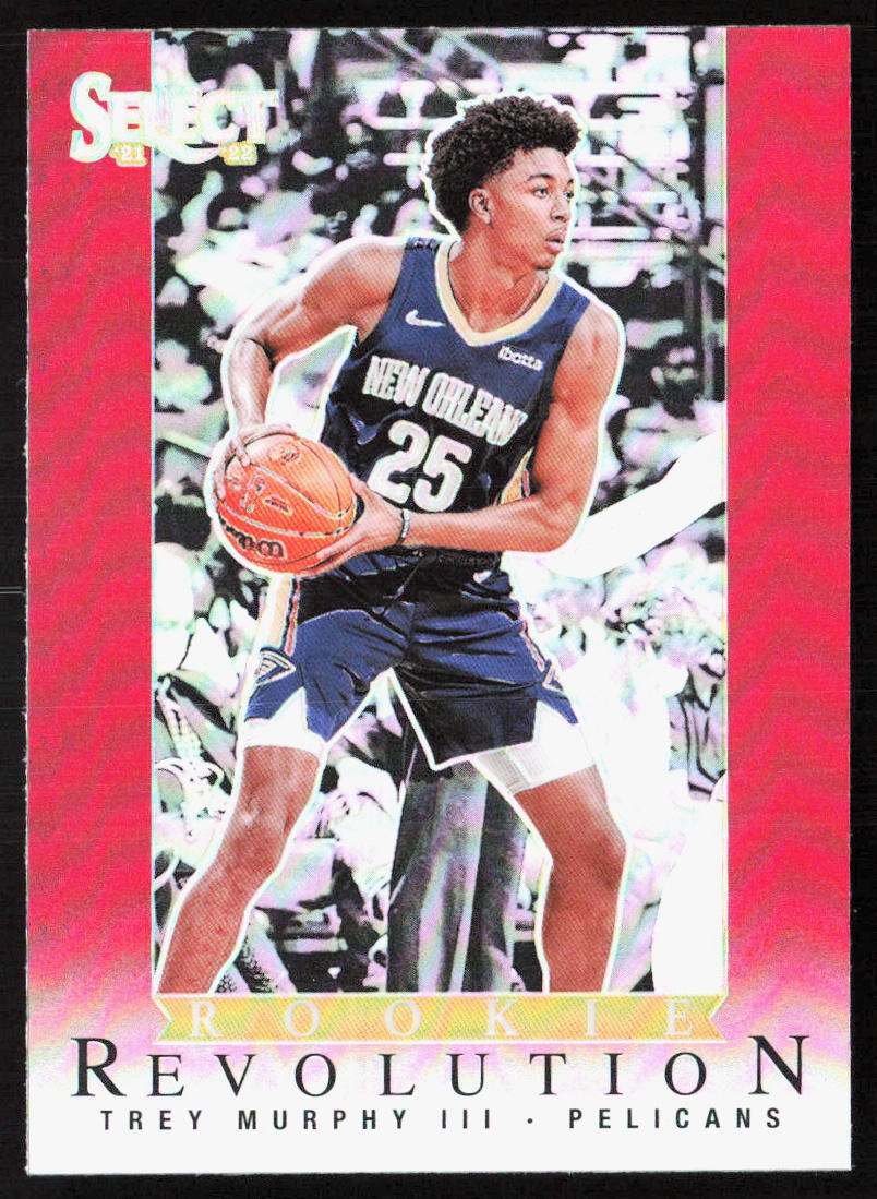 2021-22 Panini Select Trey Murphy III Rookie Revolution Red Prizm #20 Pelicans