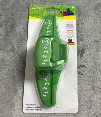 Sesame Street Place Scrapbook Border Paper Punch EKSuccess 123