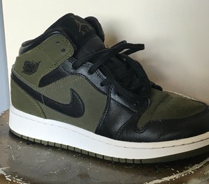 Air Jordan one mid olive canvas_Taille 37.5 | eBay