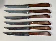Vintage Town & Country By Washington Forge 6-Piece Steak Knife Set, USA