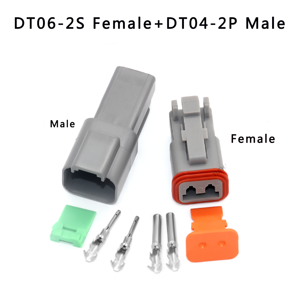 Noise Connection – E.P. 2 Deutsch DT Series DT06-2S&DT04-2P 2Pin Way Connector Kit