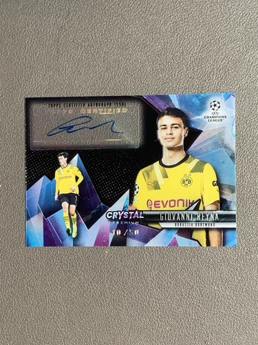 2022 Topps Crystal Premium GIOVANNI REYNA Black Auto /50