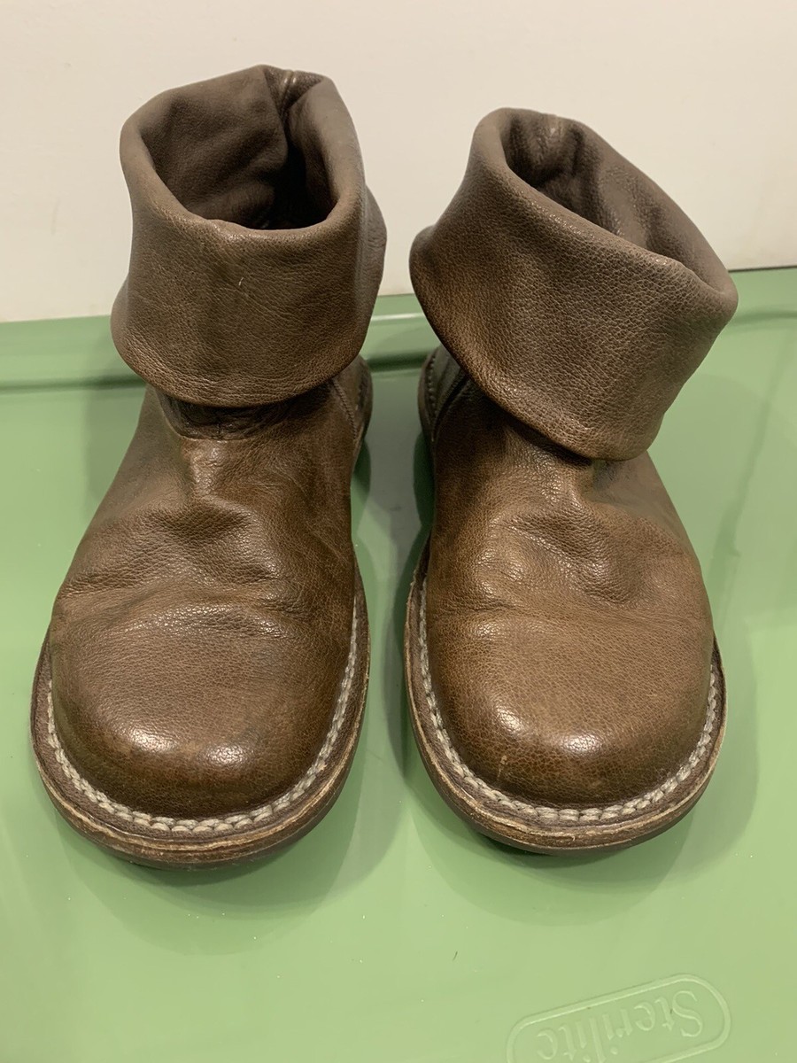 Trippen ★goblet39 Trippen Women's Brown Leather Zip Up Boots Size 39 /US 9