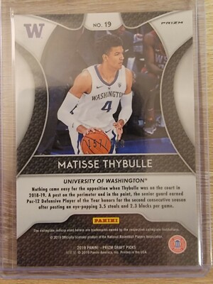 その他 Panini 2019-20 Opulence Matisse Thybulle 2019 Panini Opulence Nouveau Riche Matisse Thybulle 76ers