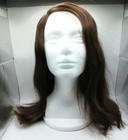 NEW 100% European Human Hair Wig Uncut Shaitel Sheitel Shaitl Brown Long Yhali — photo 8