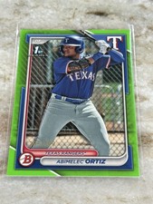 Abimelec Ortiz 2024 1st Bowman 🟢Neon Green Border /399 #BP-16 Rangers