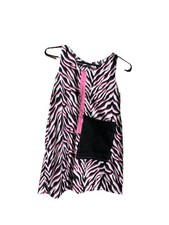 Orphan Annie dress/Costume for Plays. Sz 8 w/pkts  patches Blk.Preowned 29