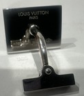 LOUIS VUITTON Sterling Silver Cufflinks Ship City Luggage DAMIER Bag Hermes Box — photo 5