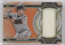 2021 Topps Triple Threads Single Jumbo Relics Amber 1/18 Buster Posey j3z