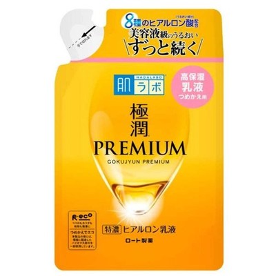 Hada Labo Gokujyun Premium Super Hyaluron Milky Lotion   140ml Refill