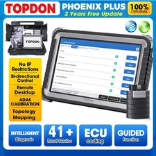 2026 Newest TOPDON Phoenix Plus OBD2 Car Diagnostic Scanner ECU K Online Coding