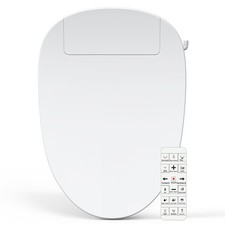 Soningsimi Bidet Toilet Seat Elongated, Unlimited Warm Water