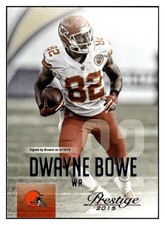 2015 Panini Prestige - Dwayne Bowe